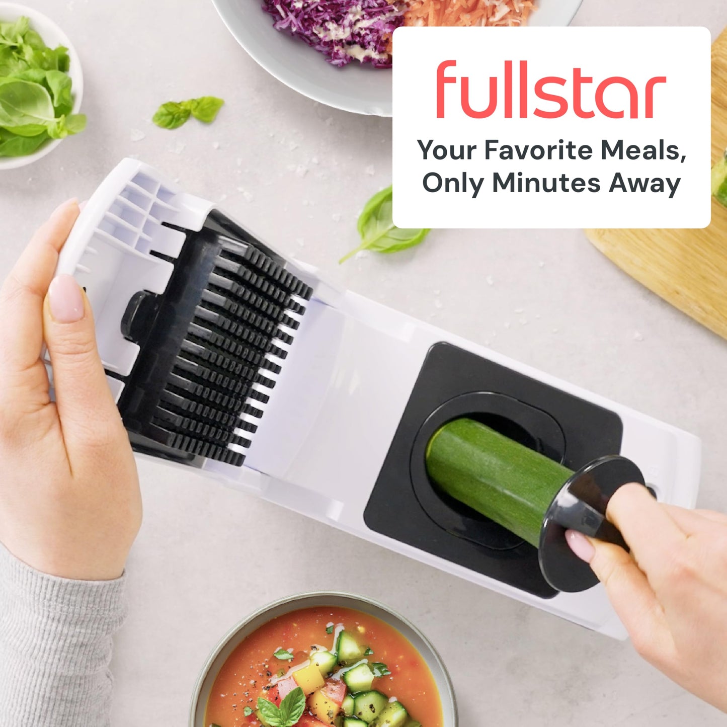 Fullstar 4-in-1 Food Chopper with Container