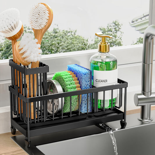 Cisily Sponge Holder for Kitchen Sink – Stainless Steel